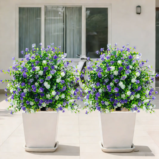 🌱🌱artificial potted trees with ground stake