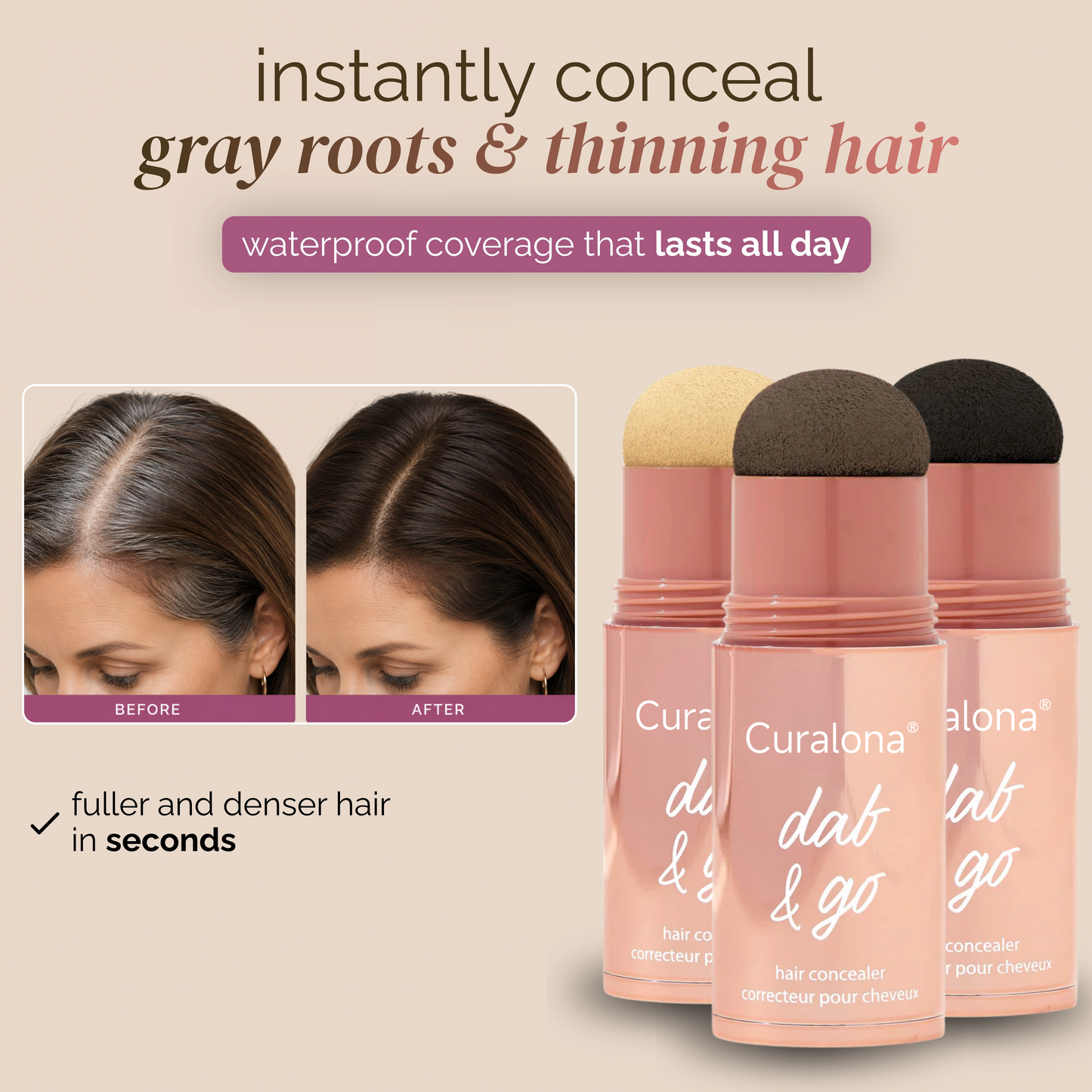 Dab & go hair concealer