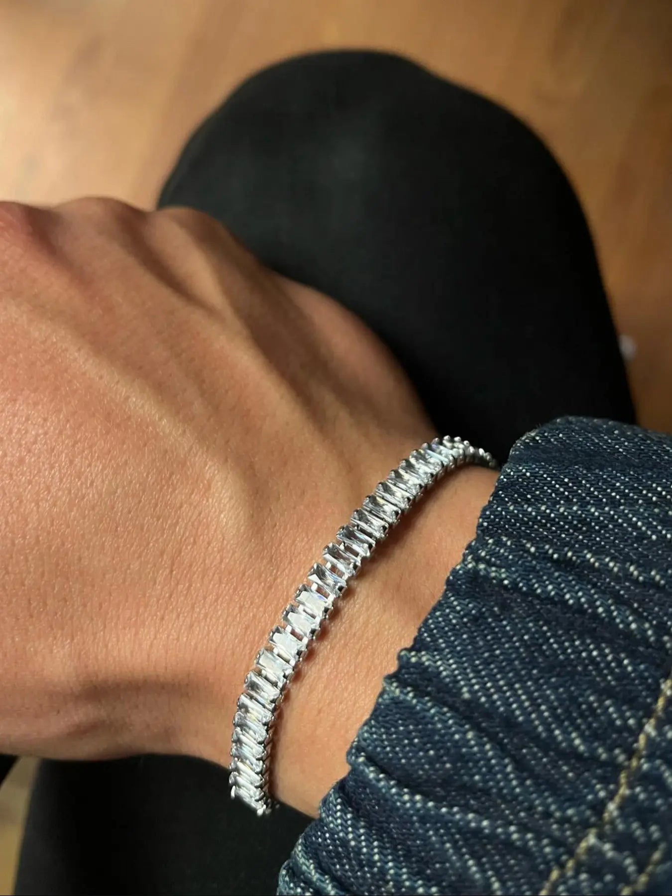 2026 Summer Rhinestone Decorated Trendy Bangle, Rhinestone Bracelet, Elegant Fashion Accessories for Women & Men Daily Wear, Minimalist Aesthetic Jewelry Gift