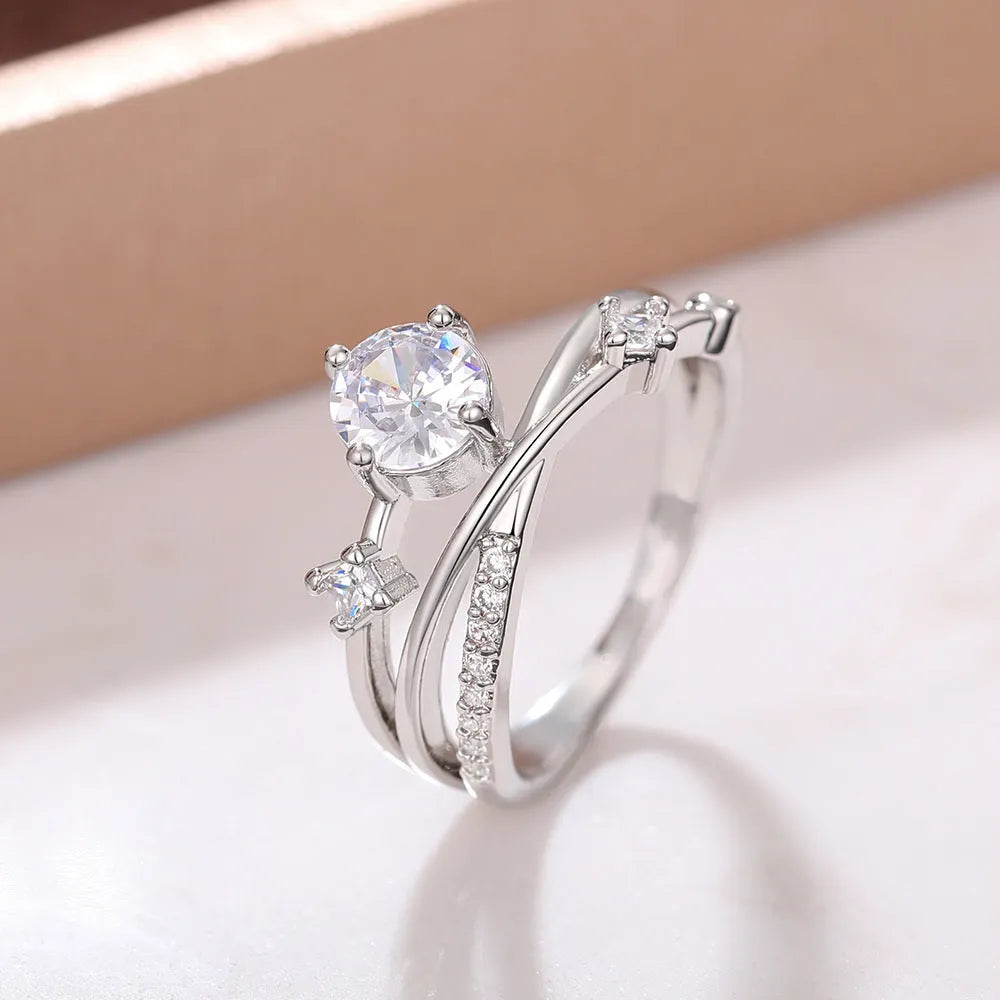 💫 Last Day: 80% OFF 🔥 – Magnetology Moissanite Diamond-Look Ring 💖 – Adjustable Fit