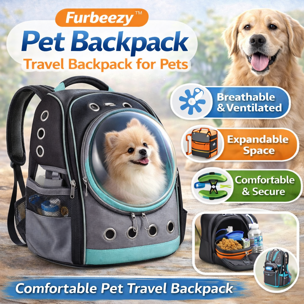Pet travel backpack