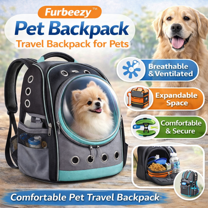 Pet travel backpack