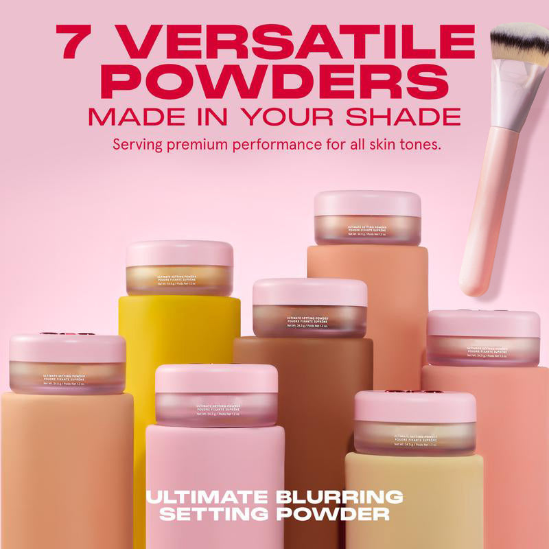 3 Hours Only⏰: FREE Brush + Flawless Skin with Ultimate Blurring Setting Powder!