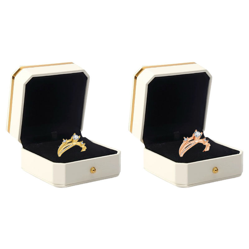 💫 Last Day: 80% OFF 🔥 – Magnetology Moissanite Diamond-Look Ring 💖 – Adjustable Fit