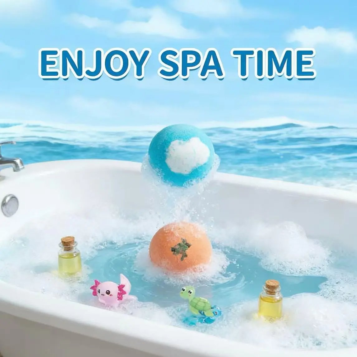 12-Pack Ocean Surprise Bath Bombs