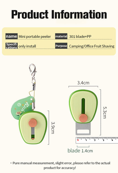 49% OFF — Today Only! 🔥 The Ultimate Portable Fruit Peeler Compact, Retractable & Built for Outdoor Use