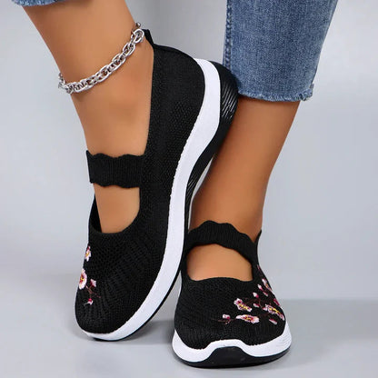 🔥Last Day Promotion 80% OFF - Women's Casual Breathable Slip On Orthopaedic Walking Shoes