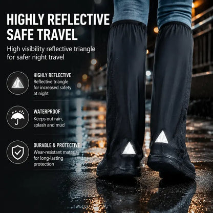 Waterproof Rain Boot Shoe Cover Non-Slip Waterproof Boot Covers 🥾