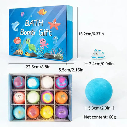 12-Pack Ocean Surprise Bath Bombs