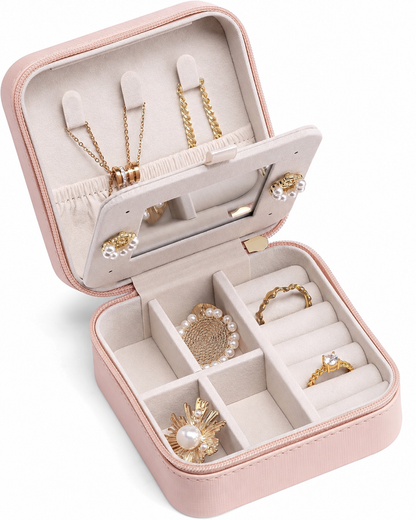 Small Jewelry Box with Mirror
