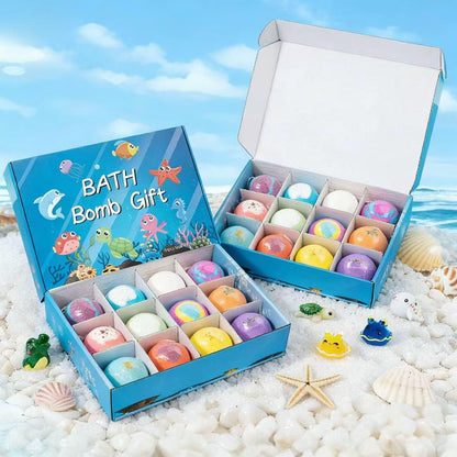 12-Pack Ocean Surprise Bath Bombs