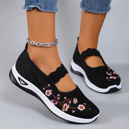 🔥Last Day Promotion 80% OFF - Women's Casual Breathable Slip On Orthopaedic Walking Shoes