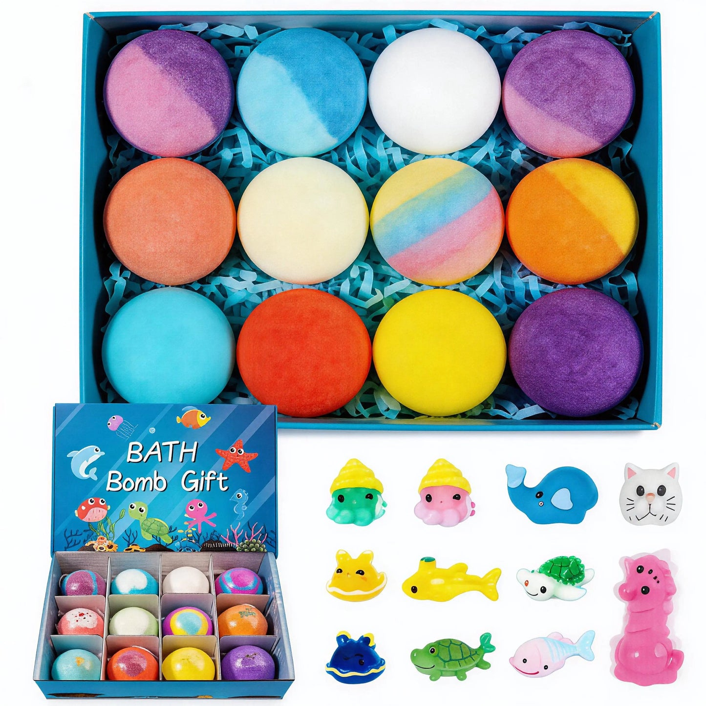 12-Pack Ocean Surprise Bath Bombs
