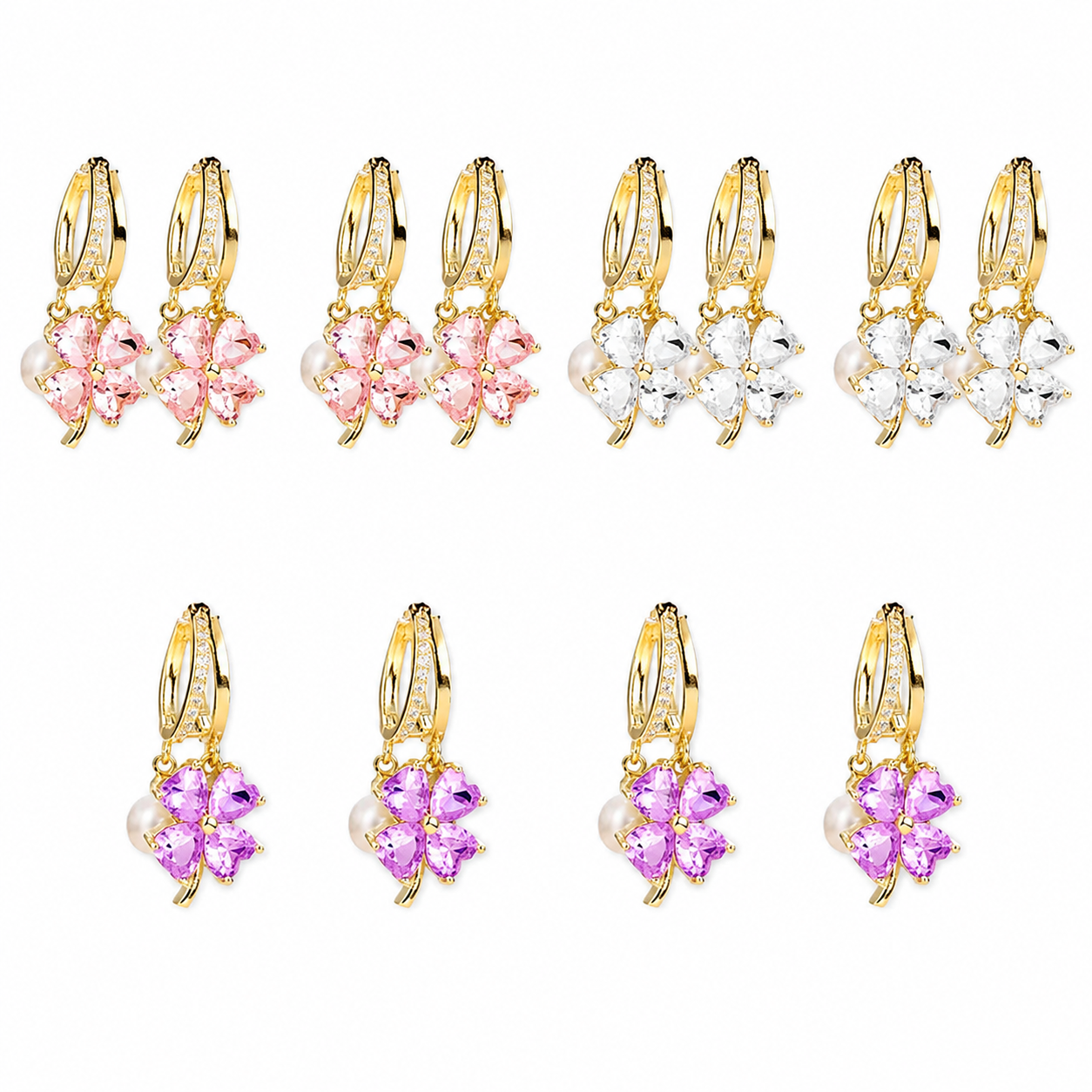 ⭐⭐⭐ 2PC Pink + 2PC White + 2PC Purple - 90% OFF
