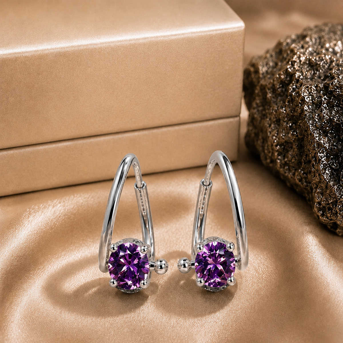 (SPECIAL SALE – LAST DAY: 80% OFF 🔥) 👩🏻‍⚕️🎁 Germanium & Magnesium Earrings – Lymphatic Vitality & Magnetic Therapy