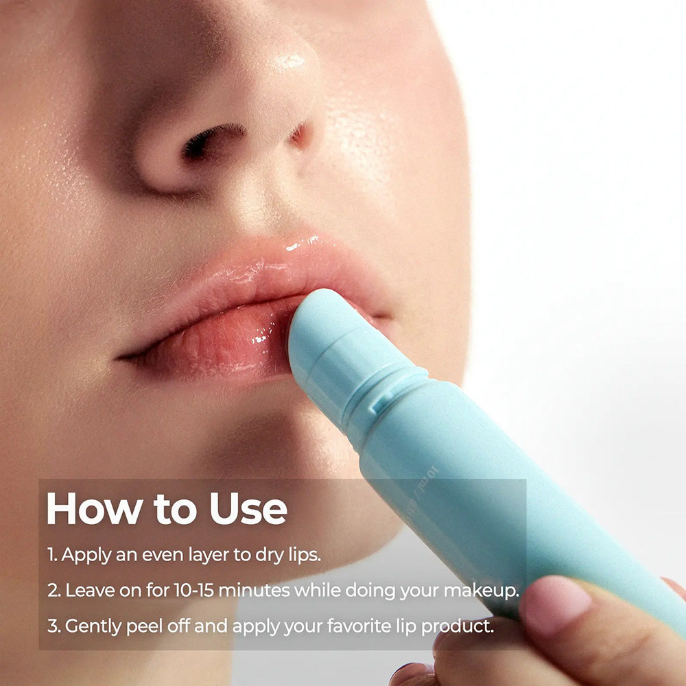 Soothing Prep Lip Mask — Cooling peel-off lip mask for smoother lip prep and a hydrated feel