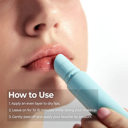 Soothing Prep Lip Mask — Cooling peel-off lip mask for smoother lip prep and a hydrated feel