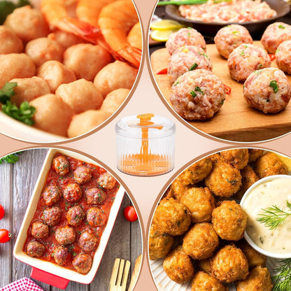 Translucent 5 Balls Meatball Maker