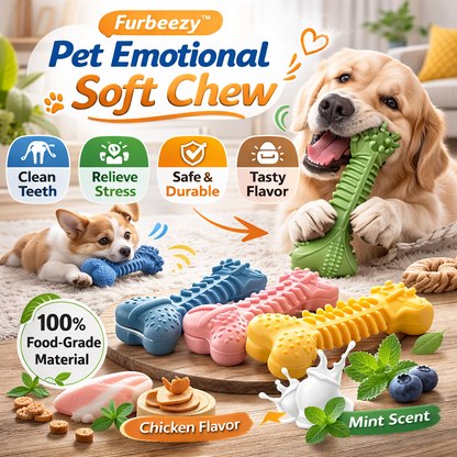 Pet emotional soft chew