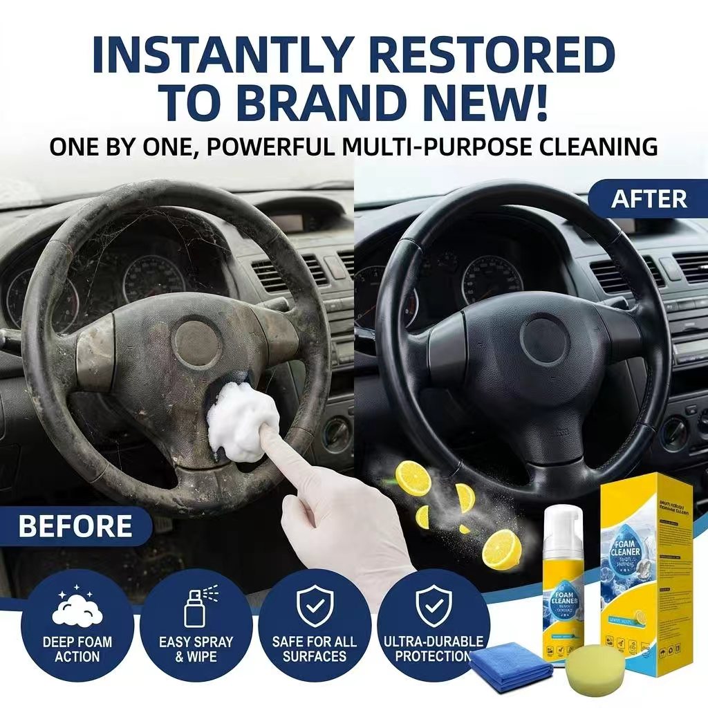 🌀🔥Last Day 80% OFF💦 4-in-1 Multi-Enzyme Foam Cleaner