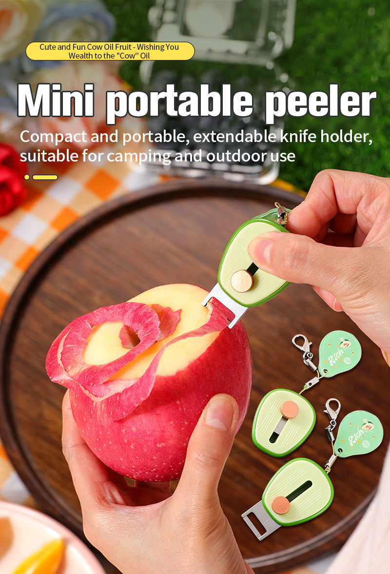 49% OFF — Today Only! 🔥 The Ultimate Portable Fruit Peeler Compact, Retractable & Built for Outdoor Use
