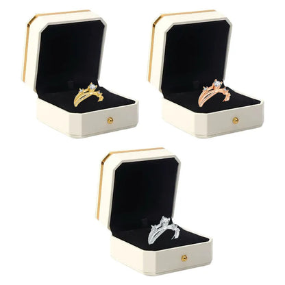💫 Last Day: 80% OFF 🔥 – Magnetology Moissanite Diamond-Look Ring 💖 – Adjustable Fit