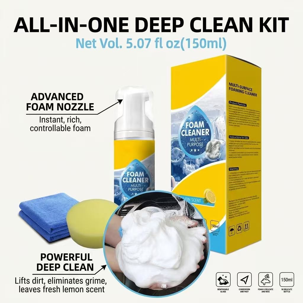 🌀🔥Last Day 80% OFF💦 4-in-1 Multi-Enzyme Foam Cleaner