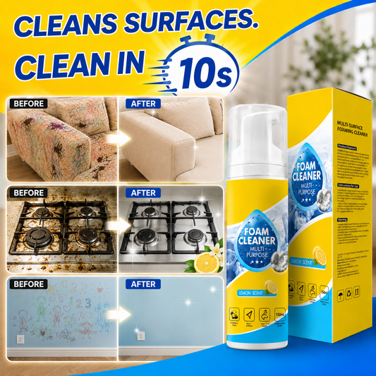 🔥Last Day 60% OFF🔥 Foam No-Rinse Cleaner — Spray, Wipe & Done
