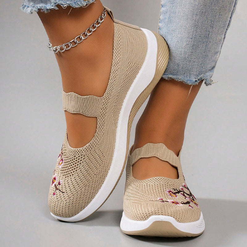 🔥Last Day Promotion 80% OFF - Women's Casual Breathable Slip On Orthopaedic Walking Shoes