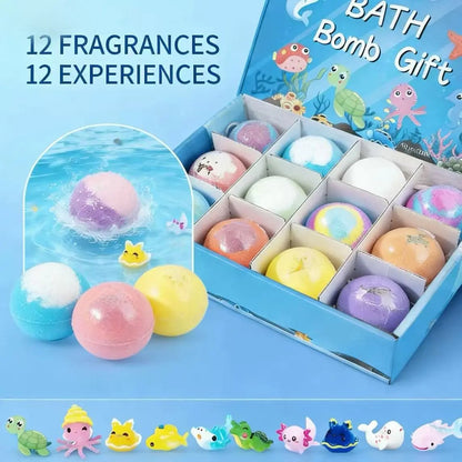 12-Pack Ocean Surprise Bath Bombs