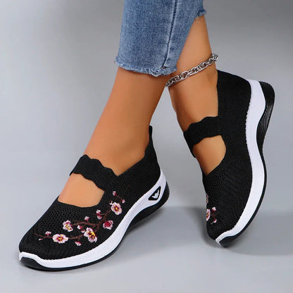 🔥Last Day Promotion 80% OFF - Women's Casual Breathable Slip On Orthopaedic Walking Shoes