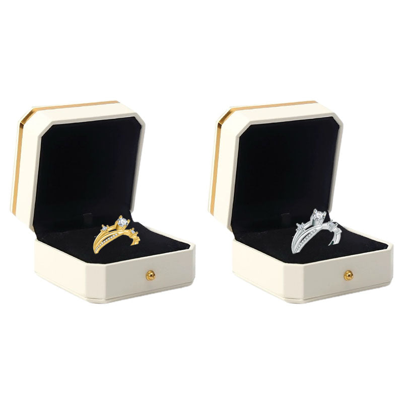 💫 Last Day: 80% OFF 🔥 – Magnetology Moissanite Diamond-Look Ring 💖 – Adjustable Fit
