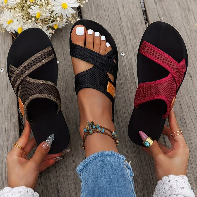 🚨𝙇𝘼𝙎𝙏 𝘿𝘼𝙔: 𝟴𝟬% 𝙊𝙁𝙁: Lightweight Comfort Slides for Women – Breathable, Versatile & Easy to Slip On