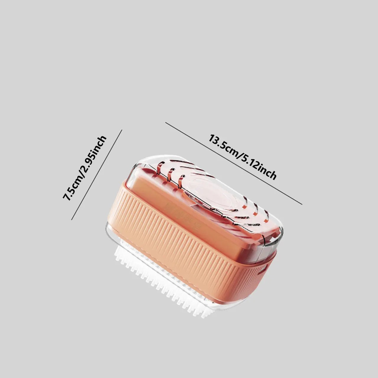🔥Multifunctional Soap Foaming Box, Hand-Free Storage Soap Holder, Drainage Soap Dish with Rolling Brush, Laundry Brush Included