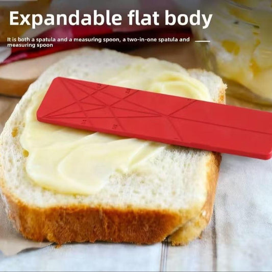 🔥Polygonal Flat 3-In-1 Measuring Spoons Set, Magnetic Foldable Multi-Purpose Cooking Baking BBQ Utensils