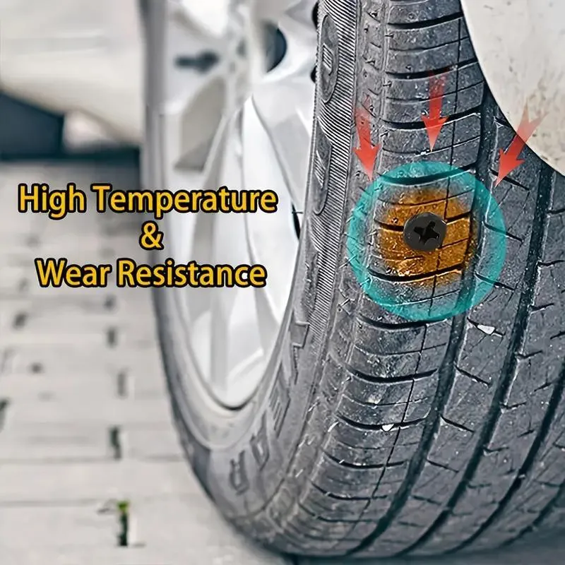 🔥LAST DAY 70% OFF - 🚗Oneswear® Tire Repair Rubber Nails Kit with 2 Sizes