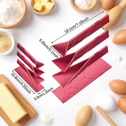 🔥Polygonal Flat 3-In-1 Measuring Spoons Set, Magnetic Foldable Multi-Purpose Cooking Baking BBQ Utensils