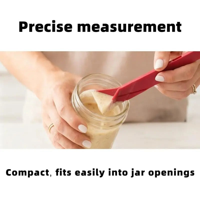 🔥Polygonal Flat 3-In-1 Measuring Spoons Set, Magnetic Foldable Multi-Purpose Cooking Baking BBQ Utensils